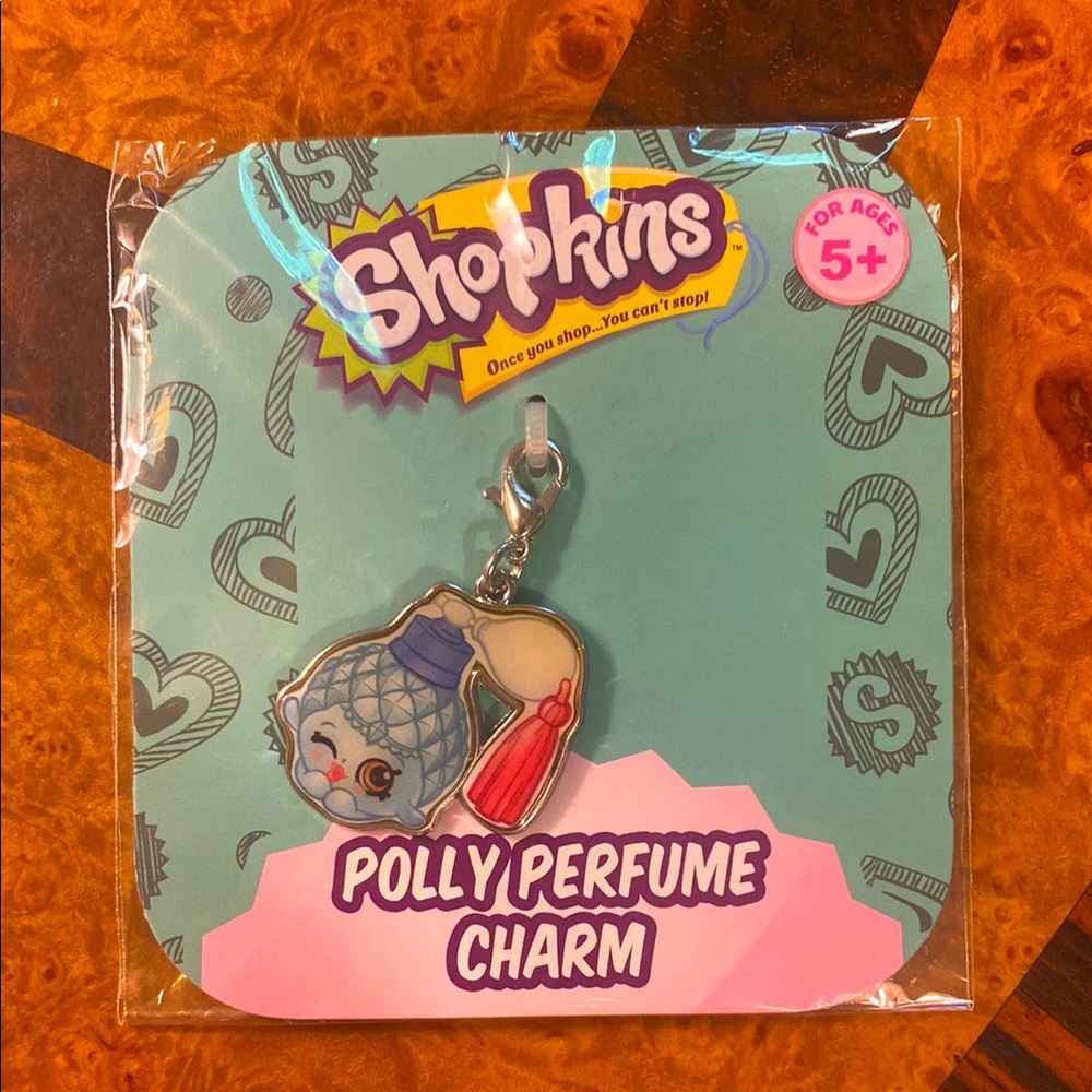 Shopkins Polly Perfume Charm w/Pink Tassel from Culturefly Shopkins Direct Box.